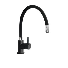 Schock SXSNAKEBK | AQUASNAKE |MISCELATORE CON DOCCETTA IN GOMMA FLESSIBILE  SCHOCK SAVING APERTURA 90° |  | NERO