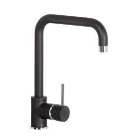 Schock SXTOP13 | AQUATOP |MISCELATORE CON CANNA U 
SCHOCK SAVING APERTURA 90° |  | NERO ASSOLUTO