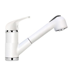 Schock SXOMEGD01 | OMEGA CON DOCCIA |MISCELATORE DOCCETTA ESTRAIBILE A DOPPIO GETTO |  | BIANCO ASSOLUTO