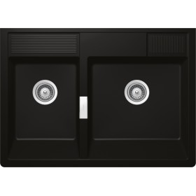 Schock KALM175G75 | KALLIO M175 GREEN |2 VASCHE + SPAZIO X ACCESSORI
DA APPOGGIO - SALTARELLO DI SERIE | 900X630X205 | NIGHT (n