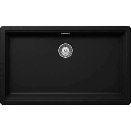 Schock GALN100XLA84 | GALAXY N100XL |1 VASCA - CRISTADUR PREMIUM  SOPRATOP CON BORDO FUNZIONALE PER ACCESSORI | 750X456  | NERO