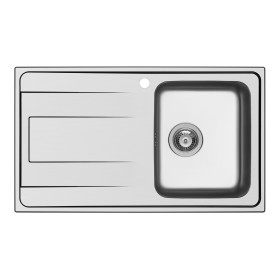 Schock WAVD100DX | WAVE D100 |1 VASCA + GOCCIOLATOIO - BORDO SEMIFILO - FAST FIX, GUARNIZIONE PREINSTALLATA  | 860X500 | VASCHE
