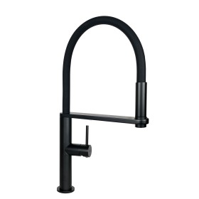 Schock SXSHAKNBK | NEW AQUASHAKE |MISCELATORE A CANNA ALTA CON DOCCETTA FLESSIBILE 
TUTTO COLORE - SCHOCK SAVING APERTURA 90° |