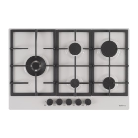 Schock STR85TH16 | PROFESSIONAL PC 75  |5 FUOCHI GAS - TRIPLA CORONA LAT. 3,8 Kw ACCENSIONE - VALVOLE DI SICUREZZA  GRIGLIE I
