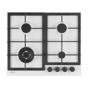 Schock STR64THWH | PROFESSIONAL PC 60 1T  |4 FUOCHI GAS - TRIPLA CORONA 3,8 Kw ACCENSIONE - VALVOLE DI SICUREZZA  GRIGLIE IN G