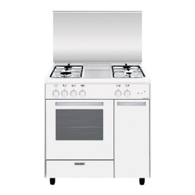 GLEM AS854GX | FREE STANDING | CUCINA 80CM 4F F/GAS CL.A BIANCO ALPHA