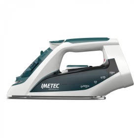 IMETEC 9006 | PED | FERRO VAPORE 2200W PIAST.INOX ZEROCALC BIANC/VERDE
