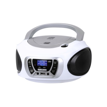 TREVI ELETTRONICA 0CM51001 | AUDIO | PORTATILE | RADIO RIPRODUTTORI CON CD | RADIO LETT.CD PORT.FM AUX/USB CMP 510 DAB BIANCO