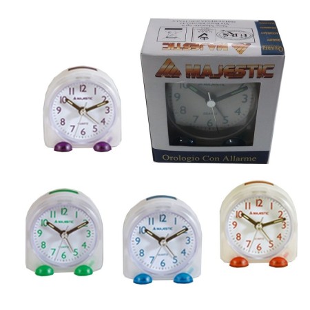 MAJESTIC PED | CASA | OROLOGI | OROLOGI | MINI SVEGLIA C/ALLARME COLORI VARI