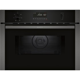 NEFF LINE C1AMG84G0 | Microonde con grill 45cm. Display LCD bianco, potenza max micro 900W, grill 1750W, base piatta, 44lt, 15 p