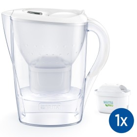 BRITA PED MARELLAWHITEPIU1MAXTRAPRO | CUCINA | TRATTAMENTO BEVANDE | CARAFFE FILTRANTI | CARAFFA FILTRANTE 2.4LT BIANCO +1MAXTR