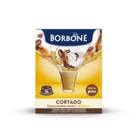 CAFFE BORBONE AMCORTADO16 | PED | CAPSULE COMP.A MODO MIO CORTADO 16PZ