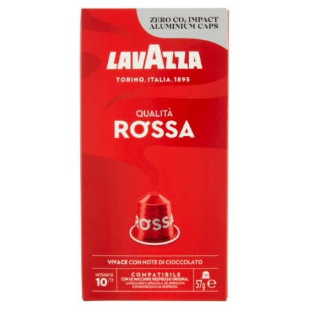 LAVAZZA 7004 | PED | CAPSULE CAFFE COMP.NESPRESSO ALU QUALIT.ROSSA 10PZ