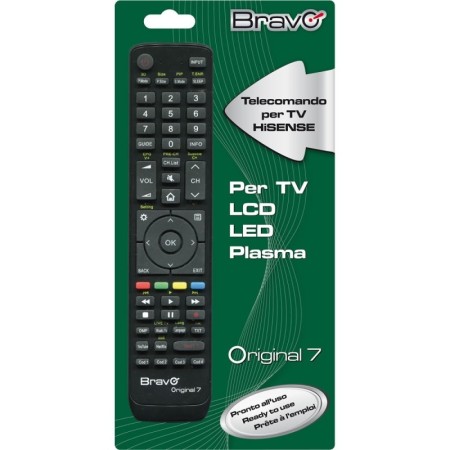 BRAVO ORIGINAL7 | ELETTRONICA | TELECOMANDO DEDICATO PER TV HISENSE