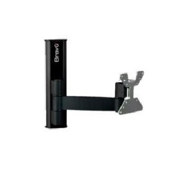 BRAVO LCD2BLACK | ELETTRONICA | SUPPORTO ALLUMINIO 15"30" 2 SNODI BLACK