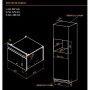 IRINOX INCASSO HZ452350002 |  CASSET.SOTTOV.INC. ZERO H45 VETRO NERO MAN.ANOD.IX