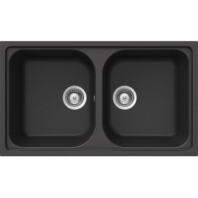 Schock FOMN200A51 | FORMHAUS N200 |2 VASCHE - fuori catalogo | 860x500 | ANTRACITE
