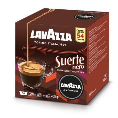 LAVAZZA 8733 | PED | CAPSULE CAFFE A MODO MIO SUERTE NERO 54PZ