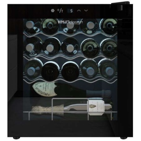NEVADA FREE STANDING VD19SMC2 (H52/47) Cantina FS da 19 bottiglie, 1 temp. regolabile 5/18 gradi, LED Blu, 3 Cassetti, CL. G