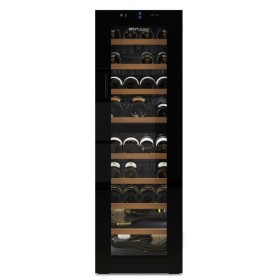 NEVADA FREE STANDING VD40D-FG NERO (H120/40) Cantina FS da 34/40 Bottiglie, 2 Temp da 3/20 gradi,  porta Nera Full Glass, Coman