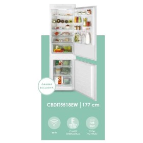 Candy Partner CBDIT5518EW | combinato 177cm Total No Frost,  Sistema di areazione Candy Circle+, Classe Energetica,E,Sistema di