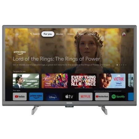 SABA SA24S78GTV | ELETTRONICA | TV LED 24"HD READY DVBT2/S2 SMART GOOGLE