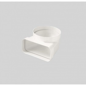 Elica 1052Q - CURVA ROTONDA RETTANG.(1052Q) ACCESSORI TUBAZIONI NIKOLATESLA-CEILING-VARIE -