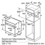 BOSCH LINE BI HBG7341B1 | Forni | SER8 | Forno  EcoClean per parete posteriore, Cleaning Assistance (idrolisi) ring digitale TFT
