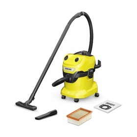 KARCHER WD4V20522NEW | PED |BIDONI ASPIRATUTTO | BIDONE ASP.SOLIDI/LIQUIDI 1000W 20LT C/ACC. GIALLO