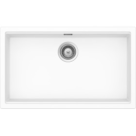 Schock KIRN100XLA74 |KIRUNA N100XL GREEN | 1 VASCA - SOPRATOP | 756X456 esterno
700X400 interno | DAY (bianco opaco)