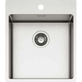 Schock TECPN100 |NEW TECHNICK PLUS N100 | 1 VASCA - raggio 12 mm - saldato - NEW | 440x510 esterno
400x400 interno | INCASSO SEM