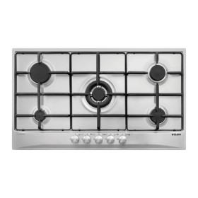 GLEM GAS GT955IX- | PIANI COTTURA A GAS | 4 f.gas + 1 tripla corona da 3,8 KW centrale - accensione sottomanopola  - griglie in