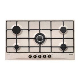 GLEM GAS GT955SA | PIANI COTTURA A GAS | 4 f.gas + 1 tripla corona da 3,8 KW centrale - accensione sottomanopola  - griglie in f