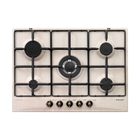 GLEM GAS GT755SA | PIANI COTTURA A GAS | 4 f.gas + 1 tripla corona - accensione sottomanopola - griglie in finitura mat - abbina