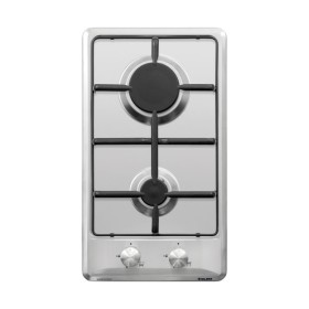 GLEM GAS GT32IX- | PIANI COTTURA A GAS | 2 fuochi gas - accensione sottomanopola - griglie in finitura mat - INOX