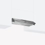GLEM GAS GHC831IX | CAPPE ASPIRANTI | 80 cm - 1 Motore -  Tre velocità - portata di aspirazione 230 mc/h -  1 lampada a Led da 4