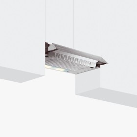 GLEM GAS GHE601SI | CAPPE ASPIRANTI | 60 cm - 1 Motore -  Tre velocità - portata di aspirazione 200 mc/h - 1 lampada led da 2,8