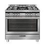 GLEM GAS ST965VI | LINEA SPECIALISTA TOP             | 90X60  - 4 f.gas + 1 tripla corona HP.C centrale da 4 KW -  forno gigante