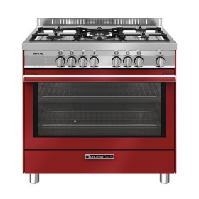 GLEM GAS ST965MRS | LINEA SPECIALISTA TOP             | 90X60  - 4 f.gas + 1 tripla corona HP.C centrale da 4 KW -  forno gigant