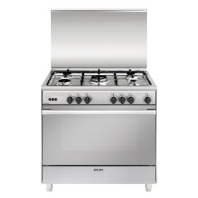 GLEM GAS UN965VI | LINEA UNICA        | 90x60 4 f.gas + 1 tripla corona centrale da 3,8 KW, forno gigante a gas  VENTILATO  MULT