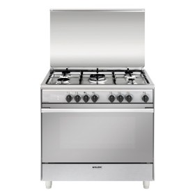 GLEM GAS UN965MI | LINEA UNICA        | 90X60 4 f.gas + 1 tripla corona da 3,8 KW, forno gigante elettrico multifunz. a 8 selezi