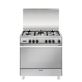 GLEM GAS U855VI | LINEA UNICA        | 80x50 4f. gas + 1 tripla corona centrale da 3,8 KW, forno gigante gas VENTILATO MULTICHEF