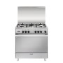 GLEM GAS U855VI | LINEA UNICA        | 80x50 4f. gas + 1 tripla corona centrale da 3,8 KW, forno gigante gas VENTILATO MULTICHEF