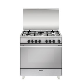 GLEM GAS U855MI6 | LINEA UNICA        | 80x50 4f. gas + 1 tripla corona centrale da 3,8 KW, forno gigante elettrico multifunzion
