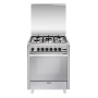 GLEM GAS U765VI | LINEA UNICA        | 70X60 4 f.gas + 1 tripla corona DA 3,6 KW forno A GAS VENTILATO, MULTICHEF,  INOX - CLASS