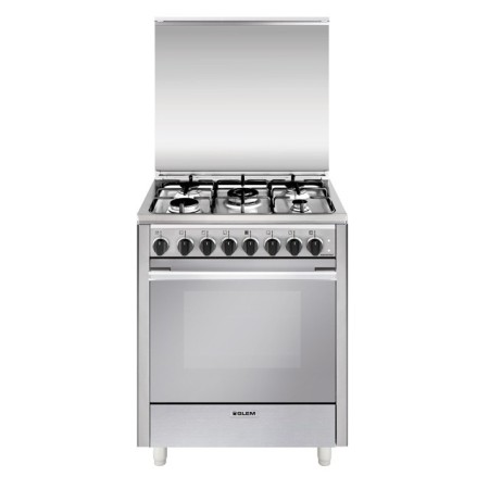 GLEM GAS U765MI6 | LINEA UNICA        | 70X60 4 f.gas + 1 tripla corona centrale da 3,6 KW forno elettrico multifunzione a 6 sel