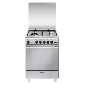 GLEM GAS U664VI | LINEA UNICA        | 60x60 3f. gas + 1 tripla corona da 3,6 KW,  forno gas VENTILATO MULTICHEF - INOX - CLASSE
