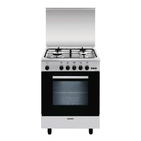 GLEM GAS A654VI | LINEA ALPHA              | 60x50  4f gas, forno gas VENTILATO  MULTICHEF  - INOX - CLASSE A