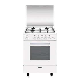 GLEM GAS A654VX | LINEA ALPHA              | 60x50  4f gas, forno gas VENTILATO MULTICHEF - BIANCO - CLASSE A