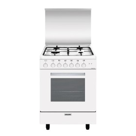 GLEM GAS A654MX6 | LINEA ALPHA              | 60x50 4 f.gas, forno elettrico multifunzione a 6 selezioni -  BIANCO - CLASSE A